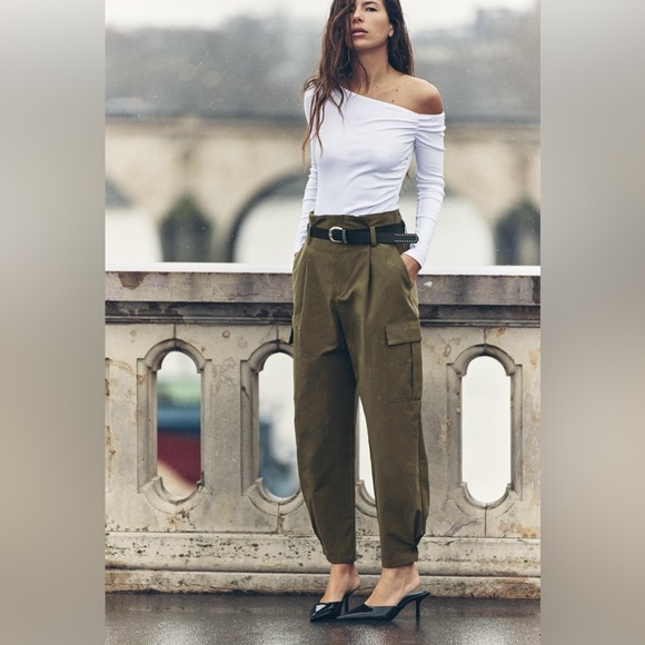 Zara Asymmetric bodysuit small brand new - Picture 1 of 1